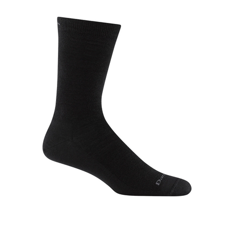 Darn Tough Solid Crew Lightweight (Men) - Black Accessories - Socks - Performance - The Heel Shoe Fitters