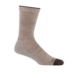 Darn Tough Socks Solid Lightweight Crew (Men) - Rye Accessories - Socks - Lifestyle - The Heel Shoe Fitters