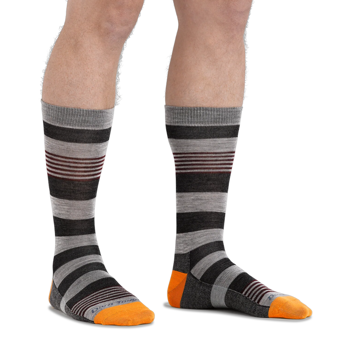 Darn Tough Oxford Lightweight Crew Sock (Men) - Gray Accessories - Socks - Lifestyle - The Heel Shoe Fitters