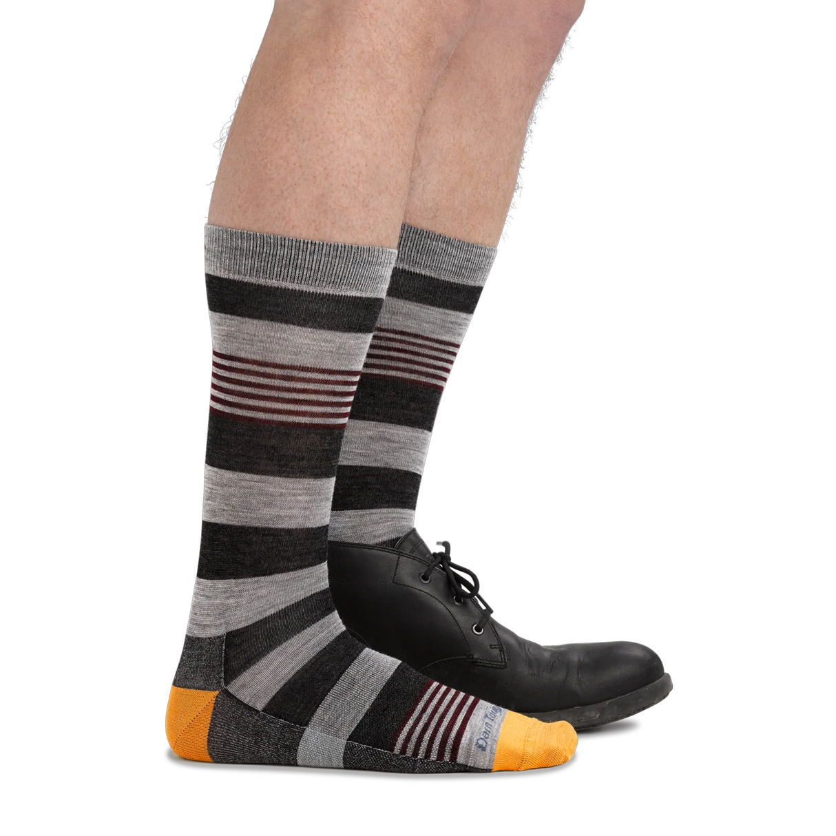 Darn Tough Oxford Lightweight Crew Sock (Men) - Gray Accessories - Socks - Lifestyle - The Heel Shoe Fitters