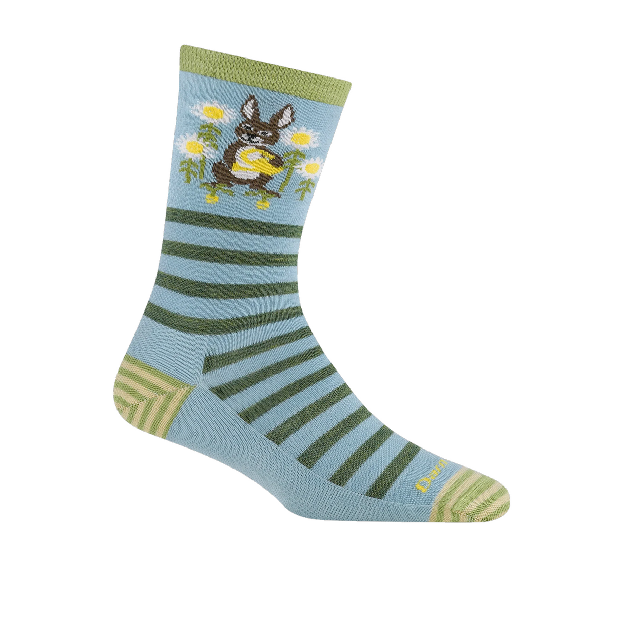 Darn Tough Socks Animal Haus Lightweight Crew (Women) - Bunny Blue