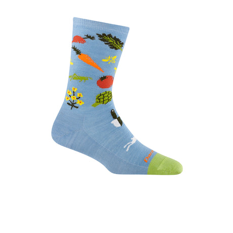 Darn Tough Farmer's Market Lightweight Crew Sock (Women) - Sky Accessories - Socks - Lifestyle - The Heel Shoe Fitters