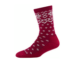 Darn Tough Shetland Lightweight Cushion Crew Sock (Women) - Burgundy Accessories - Socks - Lifestyle - The Heel Shoe Fitters
