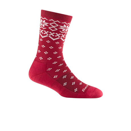 Darn Tough Shetland Lightweight Cushion Crew Sock (Women) - Cranberry Accessories - Socks - Lifestyle - The Heel Shoe Fitters