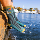 Darn Tough Wild Life Lightweight Crew (Men) - Fox Teal