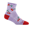 Darn Tough Socks Fruit Stand Lightweight Shorty (Women) - Cherry Lavender Accessories - Socks - Lifestyle - The Heel Shoe Fitters