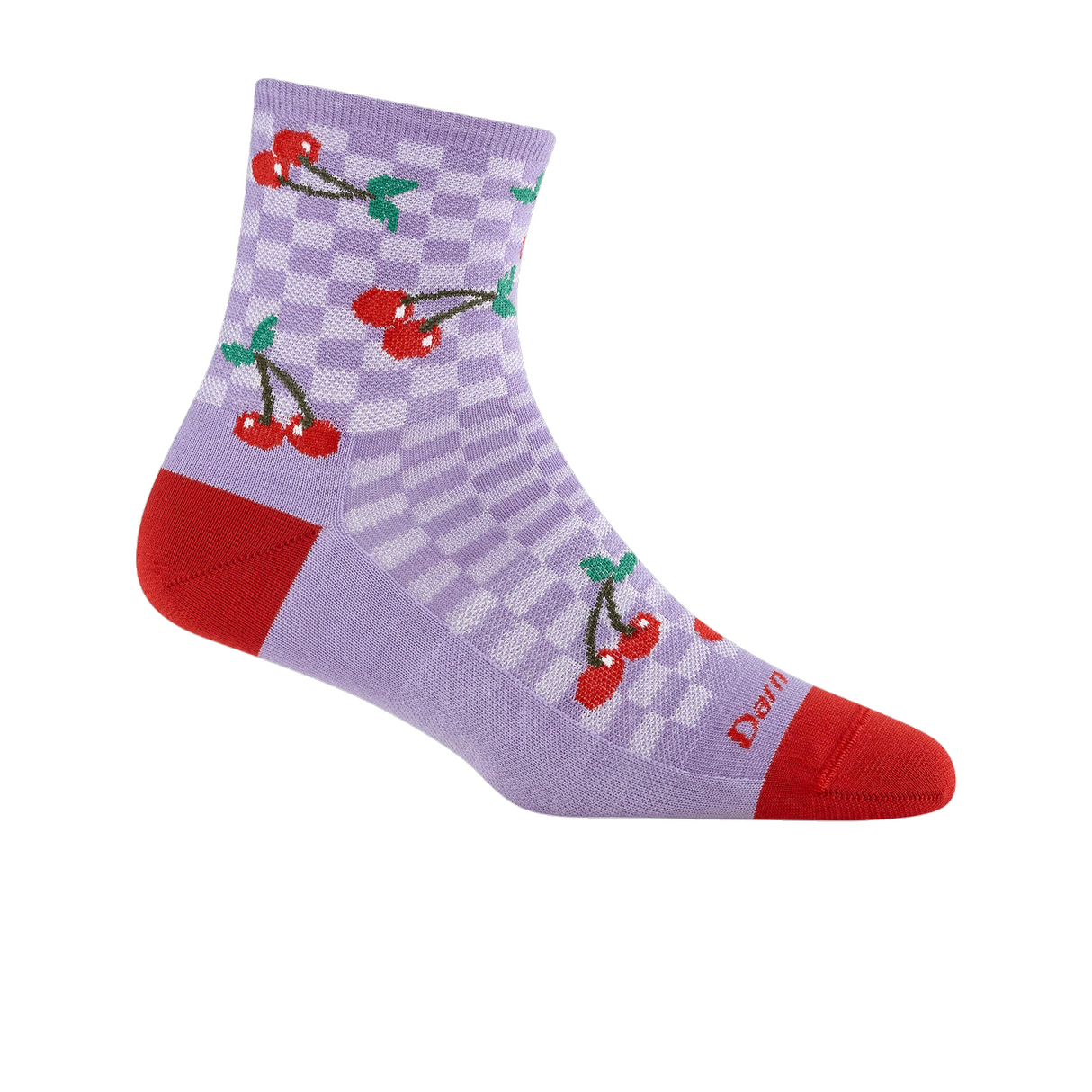 Darn Tough Socks Fruit Stand Lightweight Shorty (Women) - Cherry Lavender Accessories - Socks - Lifestyle - The Heel Shoe Fitters