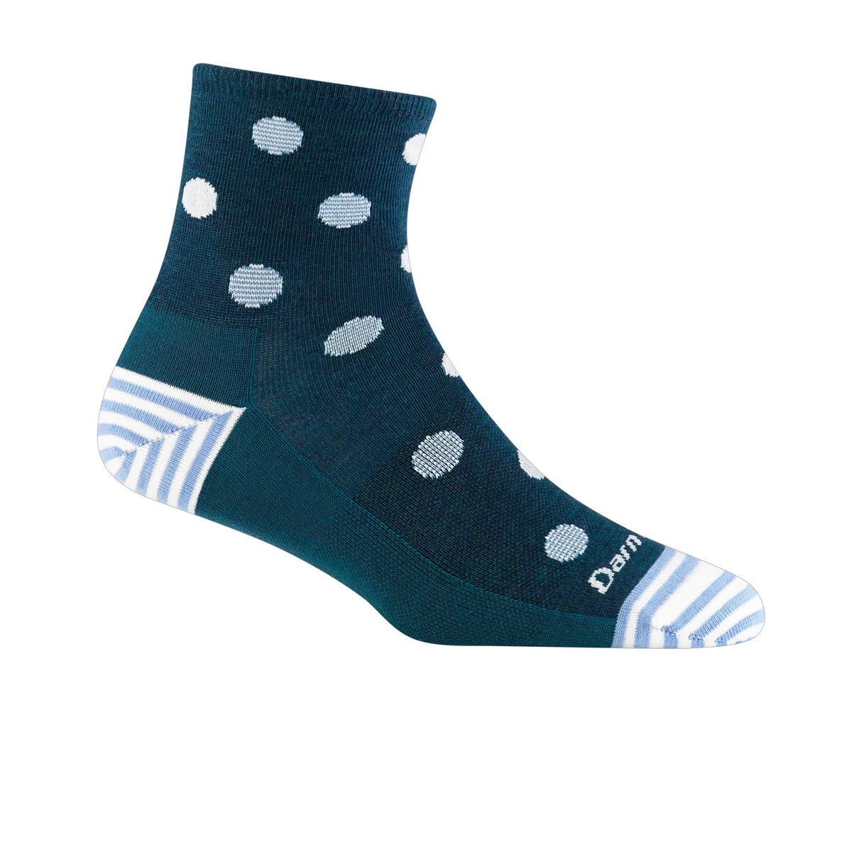 Darn Tough Dottie Lightweight Shorty Sock (Women) - Dark Teal Accessories - Socks - Lifestyle - The Heel Shoe Fitters