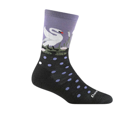Darn Tough Wild Life Lightweight Crew Sock with Cushion (Women) - Charcoal Accessories - Socks - Performance - The Heel Shoe Fitters