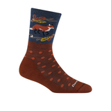 Darn Tough Wild Life Lightweight Crew (Women) - Fox Foliage