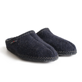 Haflinger AS Classic Slipper (Unisex) - Navy Dress-Casual - Slippers - The Heel Shoe Fitters