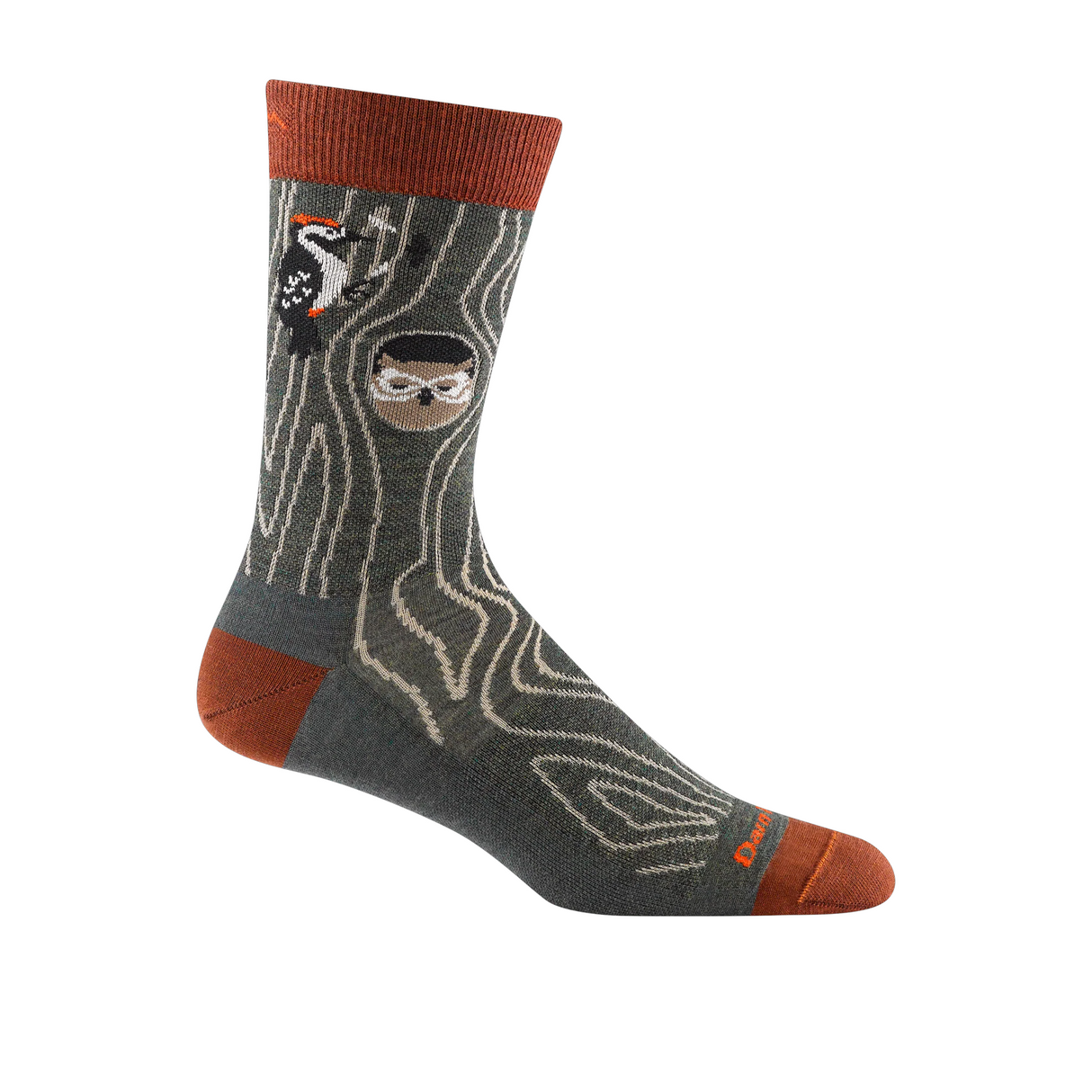Darn Tough Woody Lightweight Crew Sock (Men) - Forest Accessories - Socks - Lifestyle - The Heel Shoe Fitters