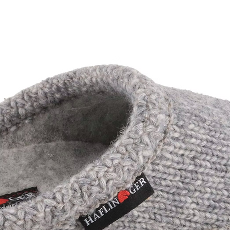 Haflinger De Punto Slipper (Women) - Silver Grey Dress-Casual - Slipper - The Heel Shoe Fitters
