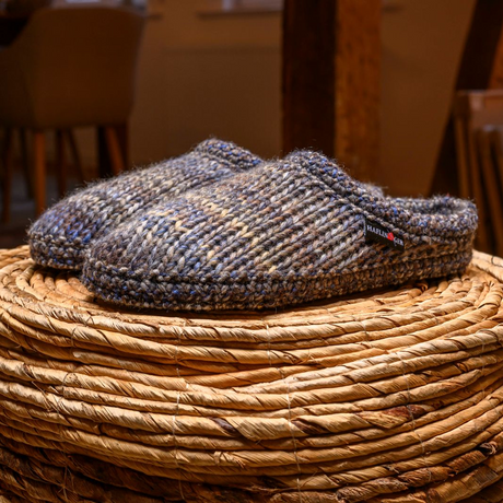 Haflinger Tricote Slipper (Women) - Jeans Dress-Casual - Slipper - The Heel Shoe Fitters