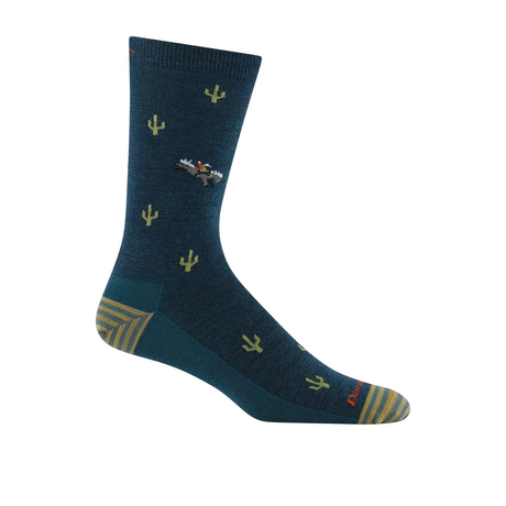 Darn Tough Socks Wool'd Wool'd West Lightweight Crew (Men) - Dark Teal Accessories - Socks - Lifestyle - The Heel Shoe Fitters
