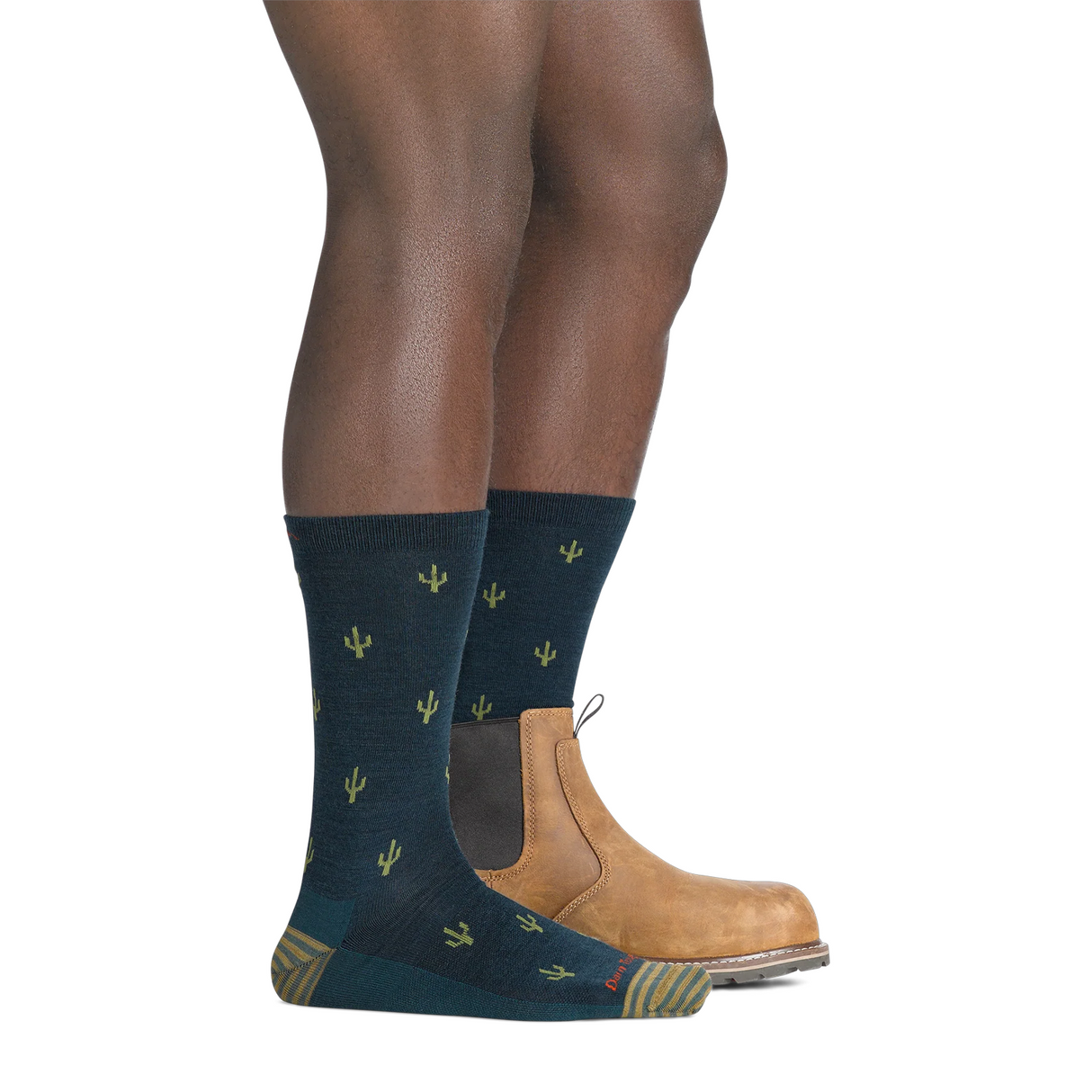 Darn Tough Socks Wool'd Wool'd West Lightweight Crew (Men) - Dark Teal Accessories - Socks - Lifestyle - The Heel Shoe Fitters