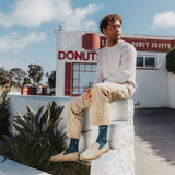 Darn Tough Socks Wool'd Wool'd West Lightweight Crew (Men) - Dark Teal Accessories - Socks - Lifestyle - The Heel Shoe Fitters