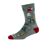 Darn Tough Yuletide Wild Lightweight Cushion Crew (Women) - Balsam