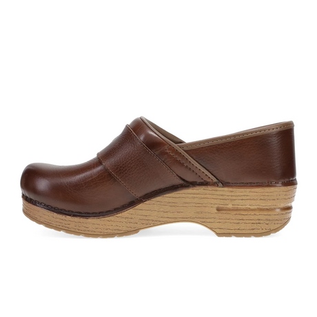 Dansko Pearson Clog (Women) - Brown Waxy Milled Dress-Casual - Clogs & Mules - The Heel Shoe Fitters