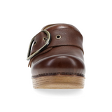 Dansko Pearson Clog (Women) - Brown Waxy Milled