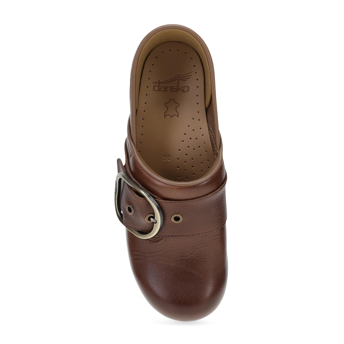 Dansko Pearson Clog (Women) - Brown Waxy Milled