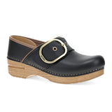 Dansko Pearson Clog (Women) - Black Tumbled Dress-Casual - Clogs & Mules - The Heel Shoe Fitters