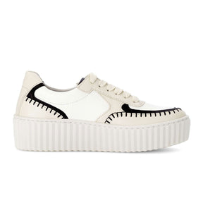 Gabor 204 Platform Stitch Sneaker (Women) Athletic - Casual - Lace Up - The Heel Shoe Fitters