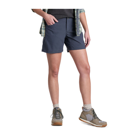 Kuhl Trekr 5.5" Short (Women) - Indigo Apparel - Bottom - Short - The Heel Shoe Fitters