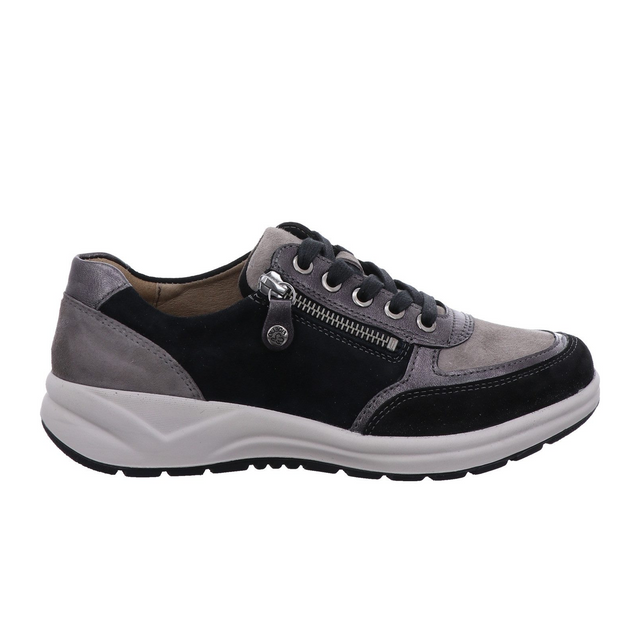 Fidelio Ava Sneaker (Women) - Grey/Black Athletic - Casual - Lace Up - The Heel Shoe Fitters