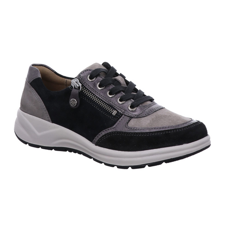 Fidelio Ava Sneaker (Women) - Grey/Black Athletic - Casual - Lace Up - The Heel Shoe Fitters