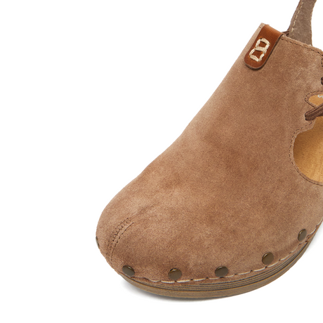 Rieker Gela 75 Heel (Women) - Wood/Amaretto Dress-Casual - Heels - The Heel Shoe Fitters