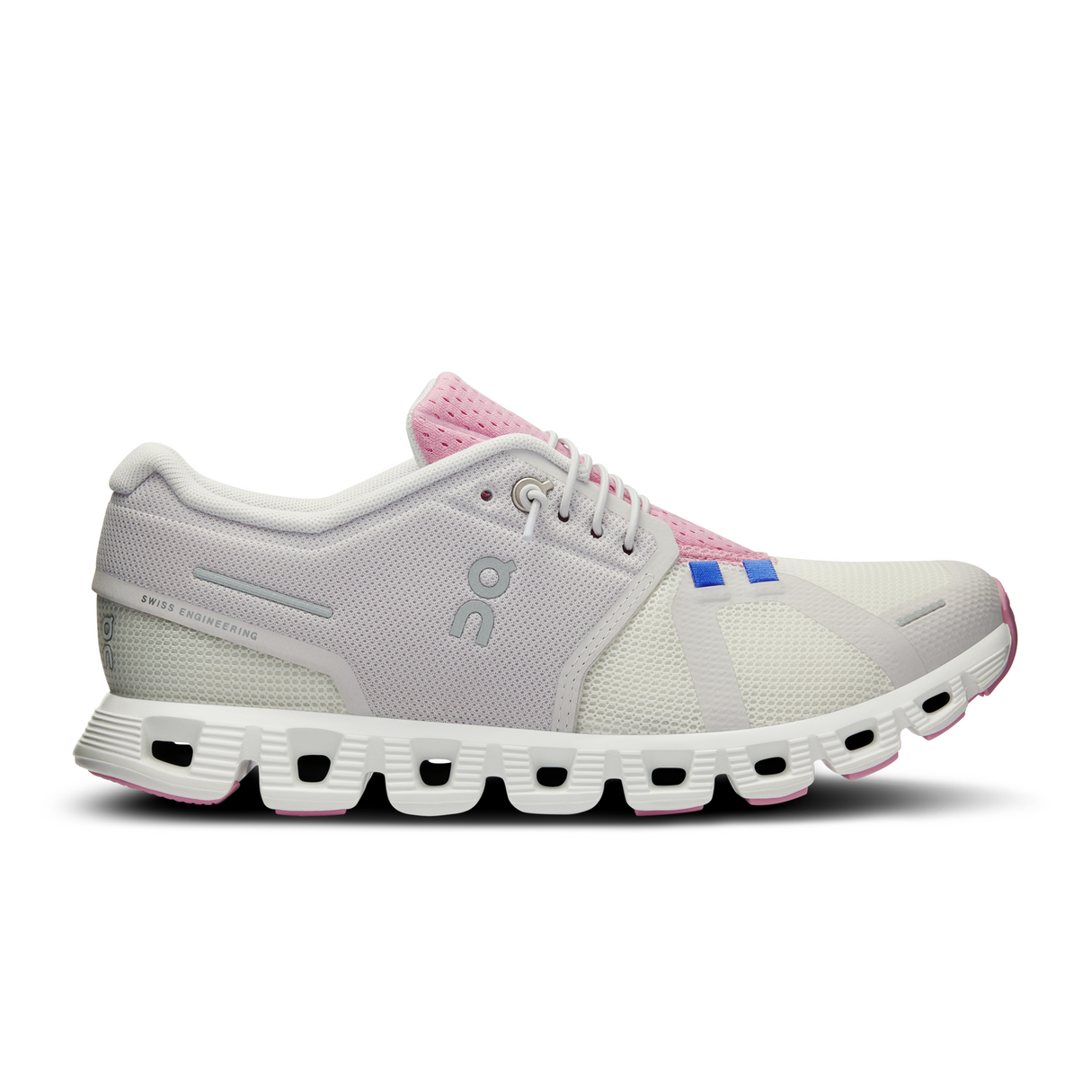 On Running Cloud 5 Push Running Shoe (Women) - Ivory/Blossom Athletic - Running - The Heel Shoe Fitters