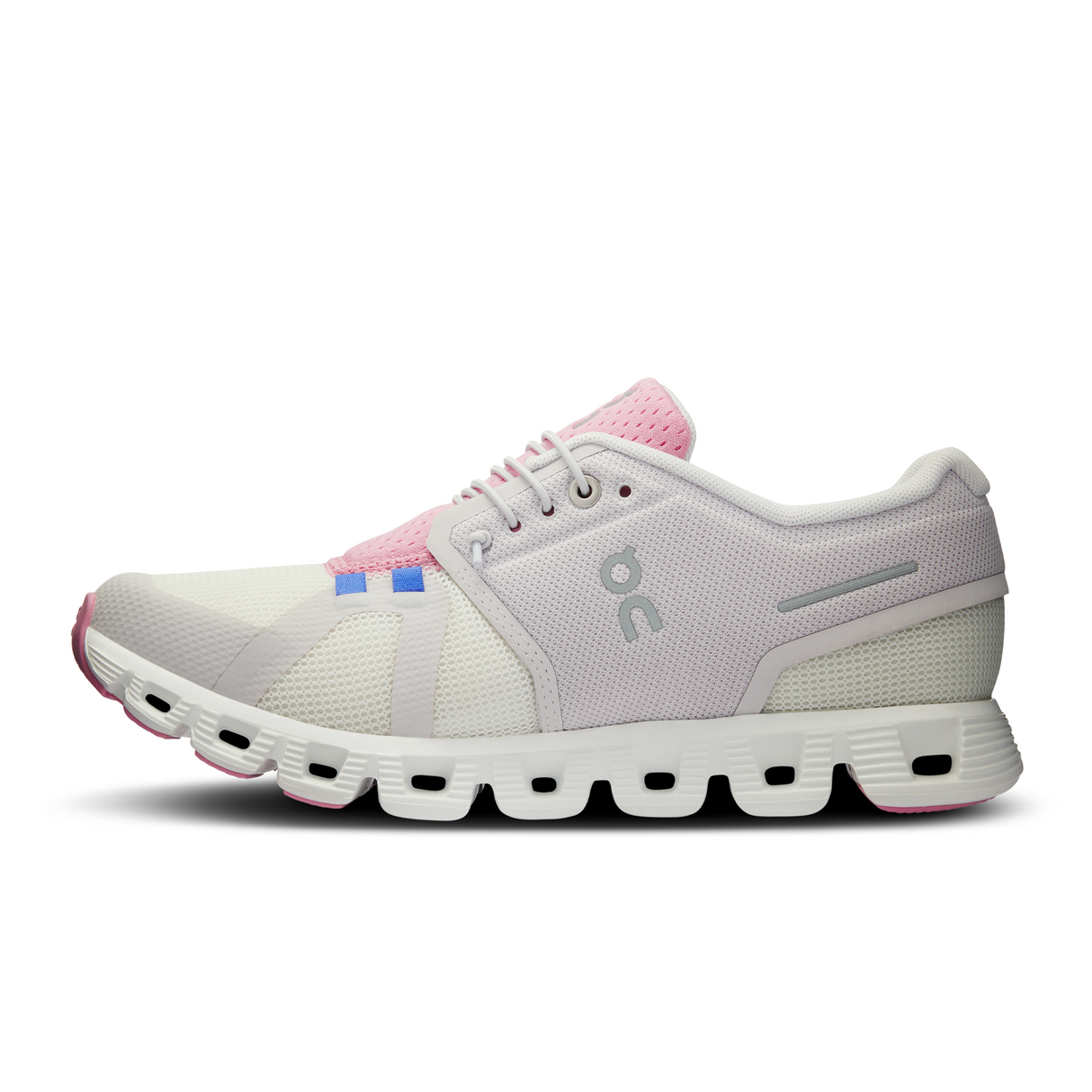 On Running Cloud 5 Push Running Shoe (Women) - Ivory/Blossom Athletic - Running - The Heel Shoe Fitters