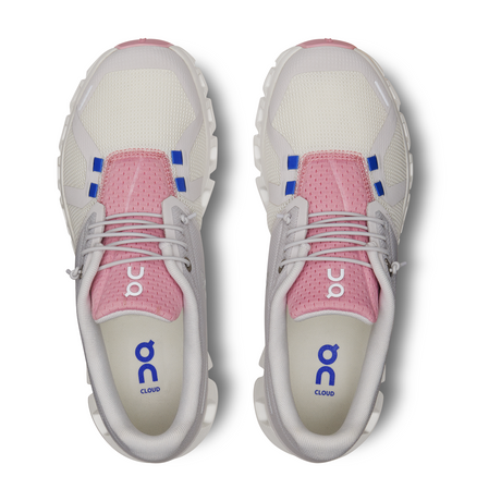 On Running Cloud 5 Push Running Shoe (Women) - Ivory/Blossom Athletic - Running - The Heel Shoe Fitters