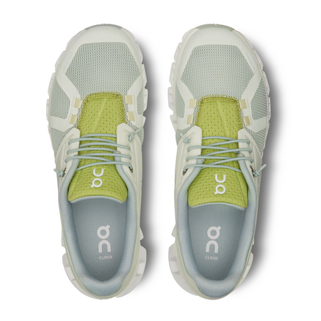 On Running Cloud 5 Push Running Shoe (Women) - Glacier/Zest Athletic - Running - The Heel Shoe Fitters