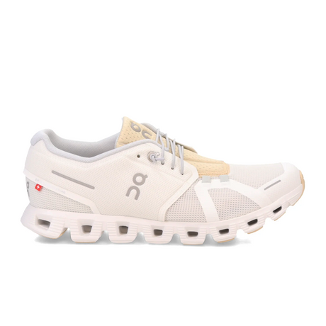 On Running Cloud 5 Push Running Shoe (Men) - Ivory/Savannah Athletic - Running - Neutral - The Heel Shoe Fitters