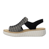 Rieker Rachel 76 Backstrap Sandal (Women) Sandal - Backstrap - The Heel Shoe Fitters