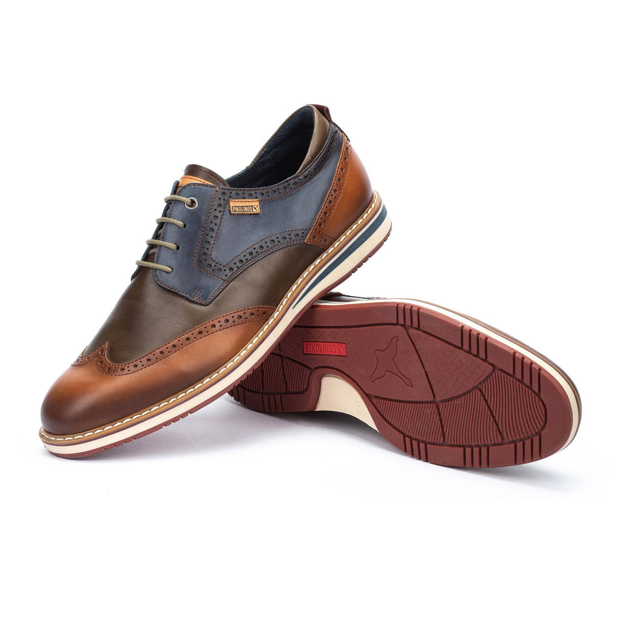 Pikolinos Avila M1T-4191C1 Oxford (Men) - Brandy Leather Dress-Casual - Oxford - The Heel Shoe Fitters