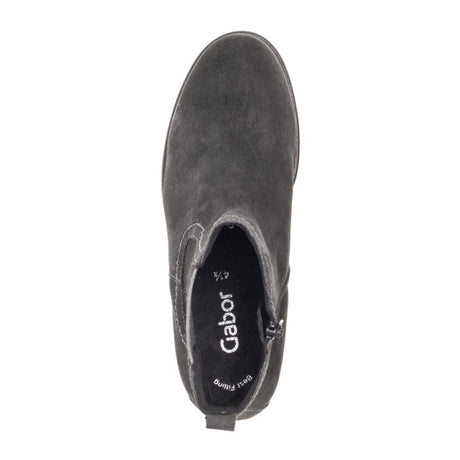 Gabor 51.710.19 Chelsea Boot (Women) - Anthracite Boots - Casual - Low - The Heel Shoe Fitters