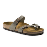 Birkenstock Mayari Sandal (Women) - Stone Birkibuc Sandals - Thong - The Heel Shoe Fitters