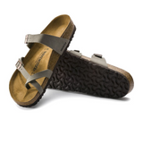 Birkenstock Mayari Sandal (Women) - Stone Birkibuc Sandals - Thong - The Heel Shoe Fitters