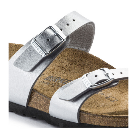 Birkenstock Mayari Sandal (Women) - Silver Birko-Flor Sandals - Thong - The Heel Shoe Fitters