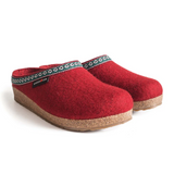 Haflinger GZ Clog (Unisex) - Chili Dress-Casual - Clogs & Mules - The Heel Shoe Fitters