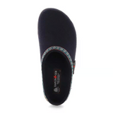 Haflinger GZ Clog (Unisex) - Navy Dress-Casual - Clogs & Mules - The Heel Shoe Fitters