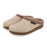 Haflinger Zig Zag Clog (Women) - Natural Dress-Casual - Clogs & Mules - The Heel Shoe Fitters