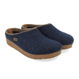 Haflinger Kris Clog (Unisex) - Captains Blue Dress-Casual - Clogs & Mules - The Heel Shoe Fitters