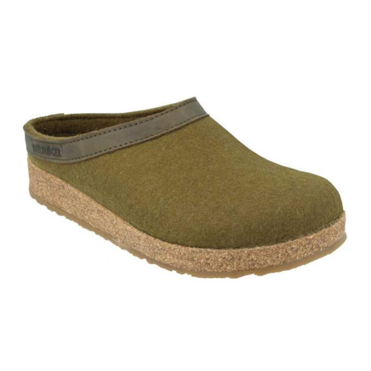 Haflinger GZL Clog (Unisex) - Olive Green Dress-Casual - Clogs & Mules - The Heel Shoe Fitters