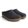 Haflinger GZL Clog (Unisex) - Charcoal Dress-Casual - Clogs & Mules - The Heel Shoe Fitters