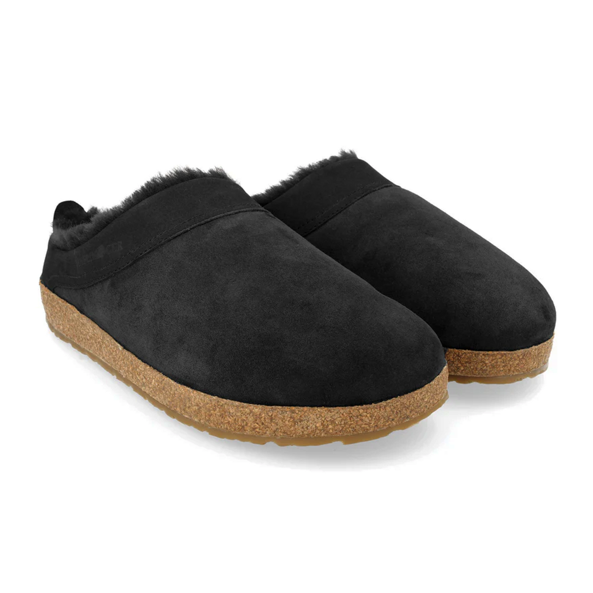 Haflinger Snowbird Clog (Unisex) - Black Dress-Casual - Clogs & Mules - The Heel Shoe Fitters