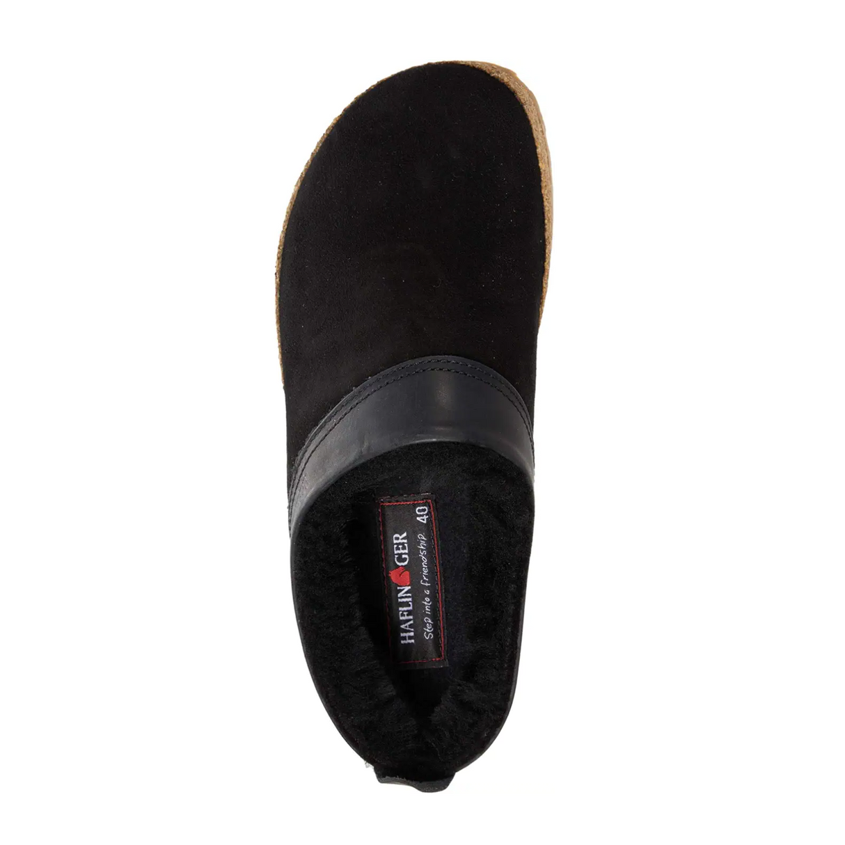 Haflinger Snowbird Clog (Unisex) - Black Dress-Casual - Clogs & Mules - The Heel Shoe Fitters